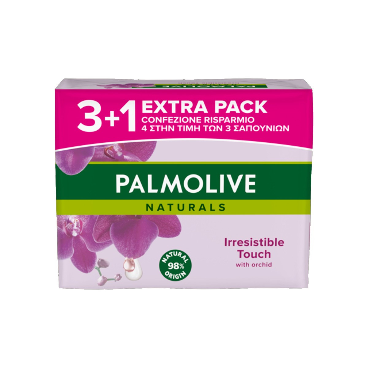 Sa.i ngurt Palmolive Black Orch 3+1 90g
