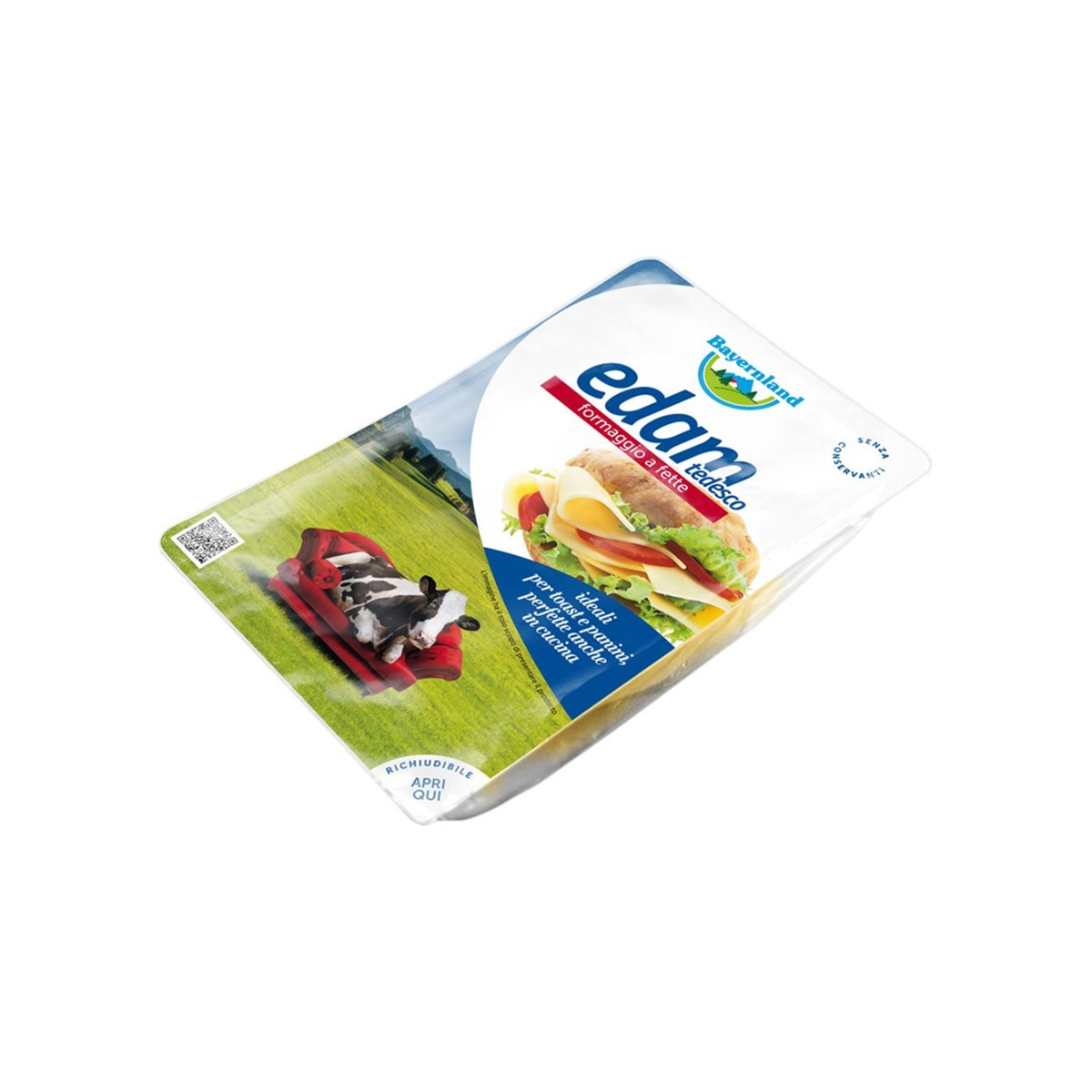 Edam Cheese Slices 40% 140g.