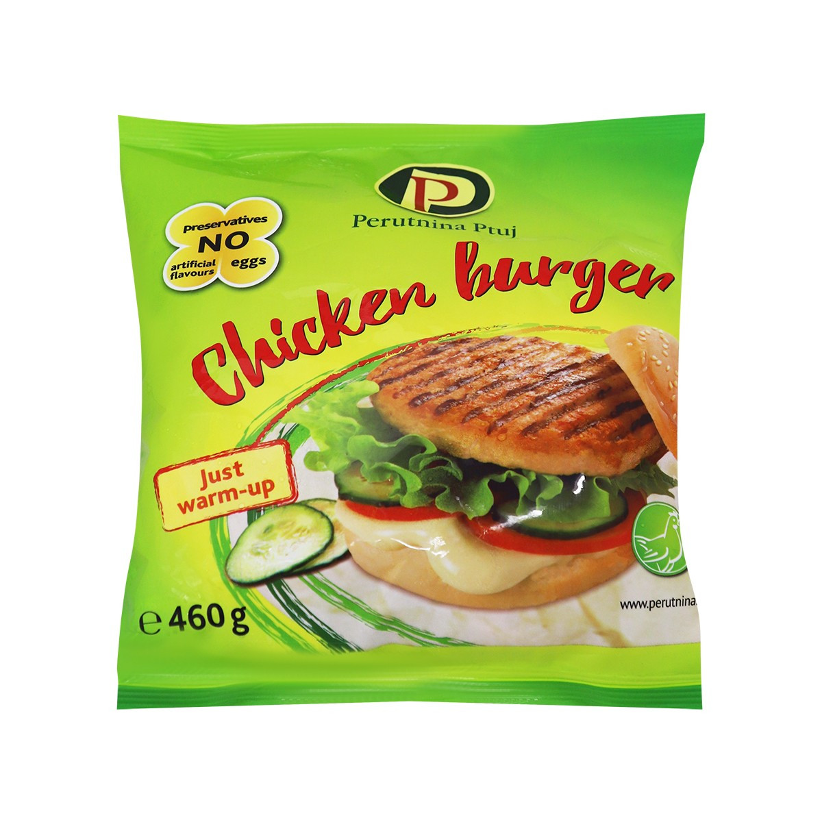 Burger chicken Perutnina 460gr
