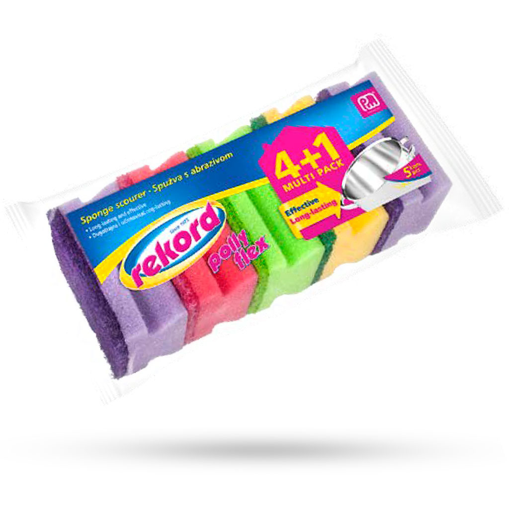 Shpuzë për enë Rekord 4+1 copë