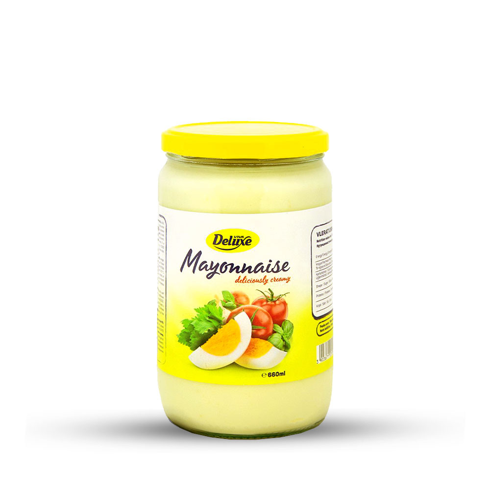 Majonez qelq Deluxe 660ml