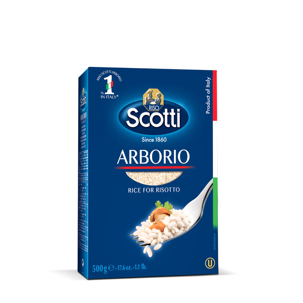 Oriz riso arborio Scotti 1kg
