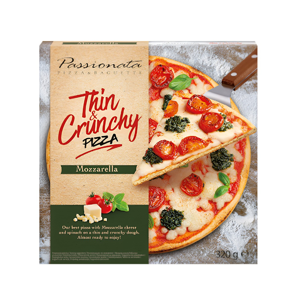 Iglotex Pizza Passionata Mozzarella 320g