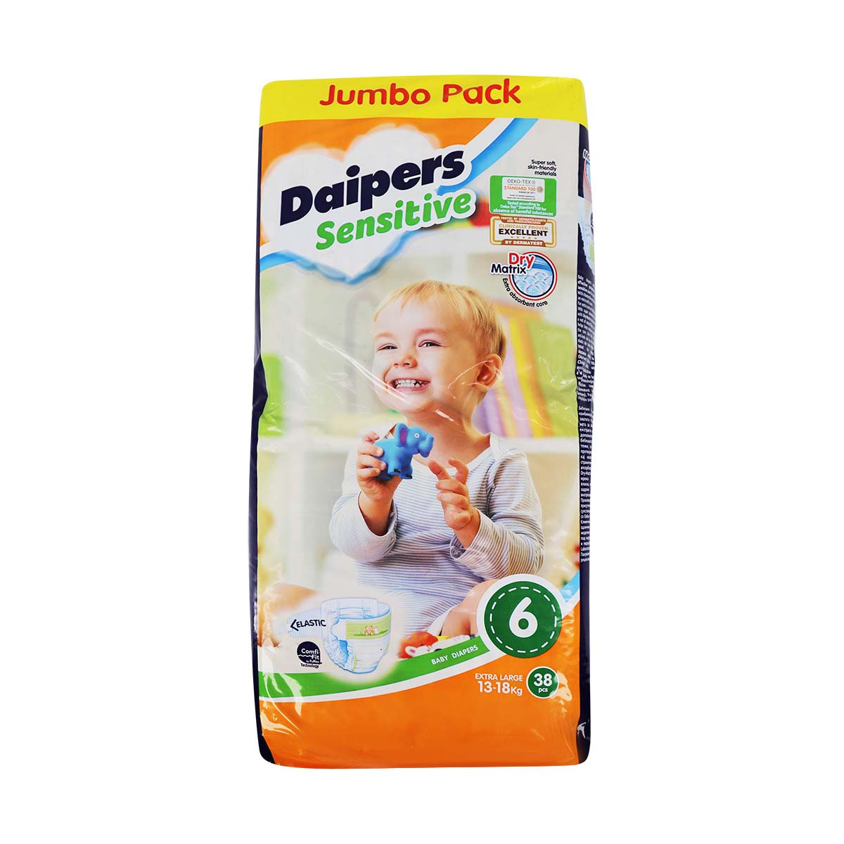 Pelenë për fëmijë Daipers 13-18kg 38copë