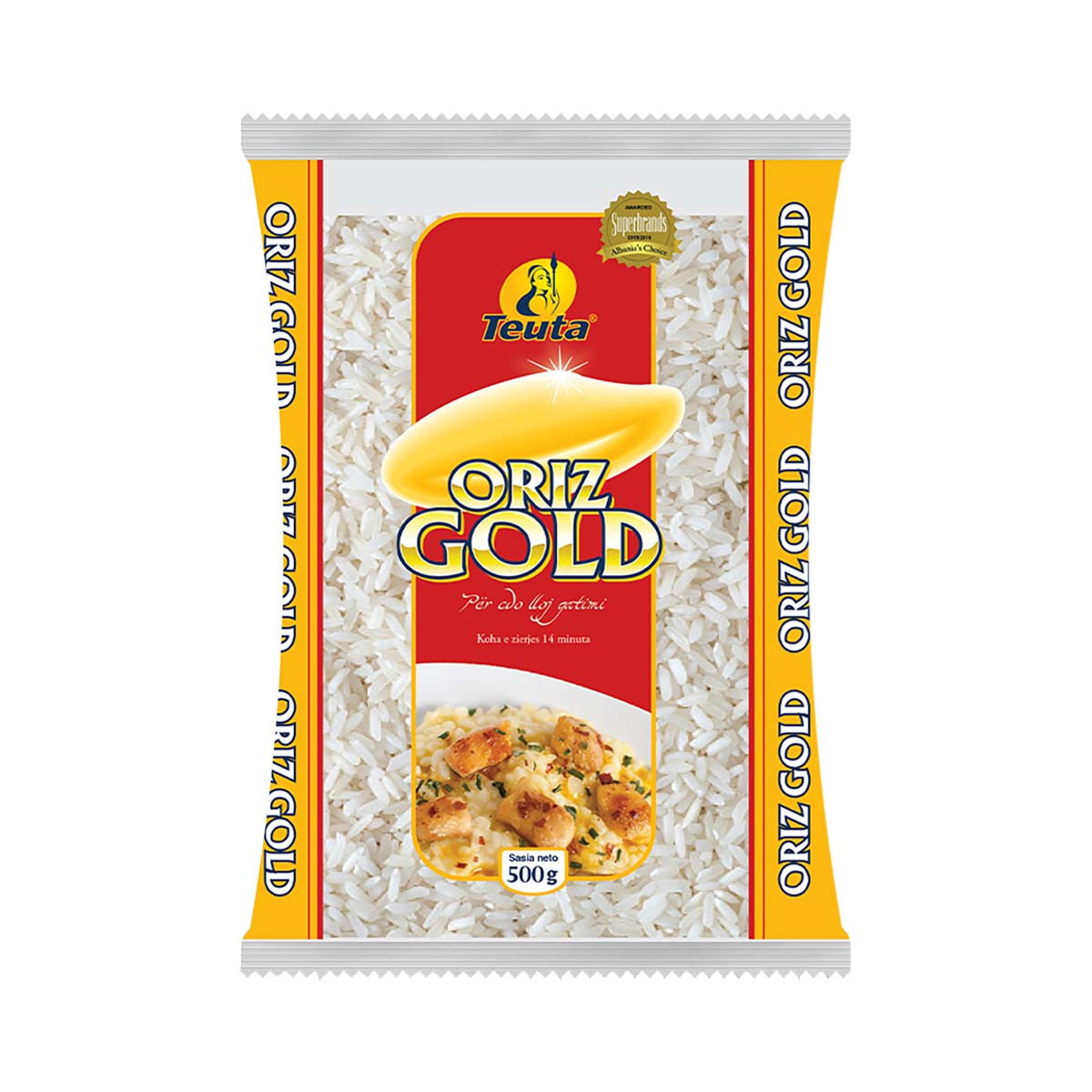 Oriz Gold I kuq Teuta 500gr