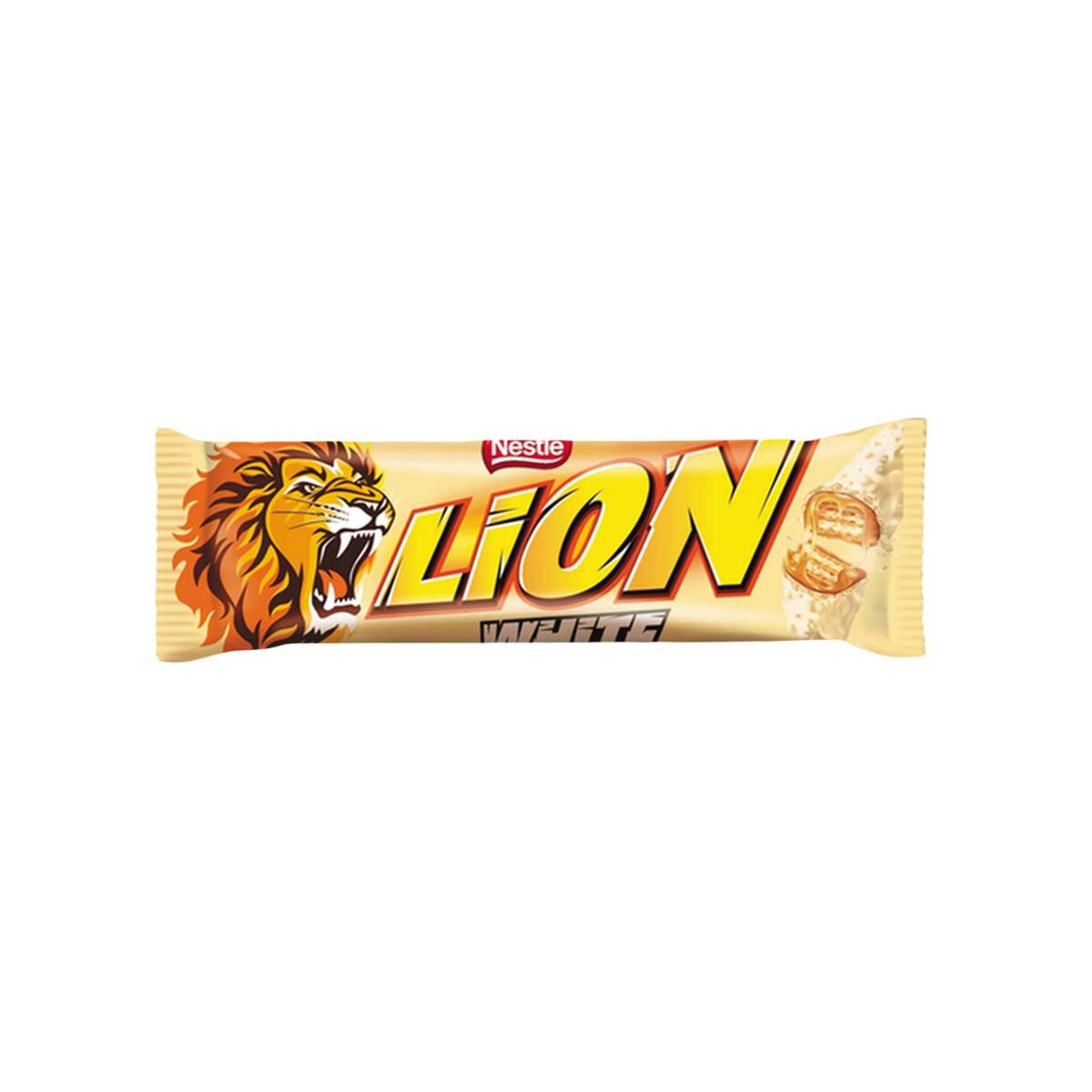 Çoko. e bardhe me karamel Lion 43gr