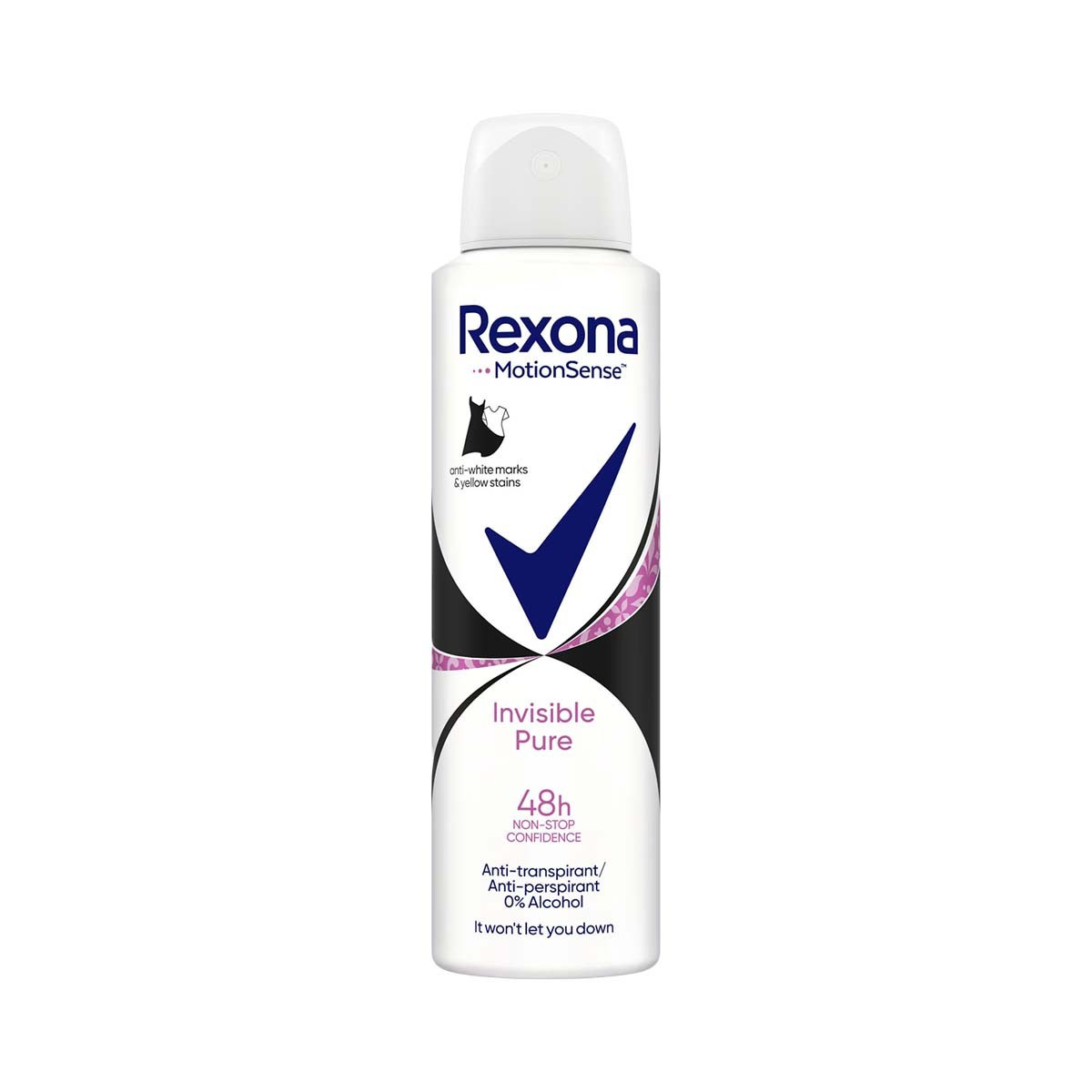 Deo per femra invisible pure Rexona150ml