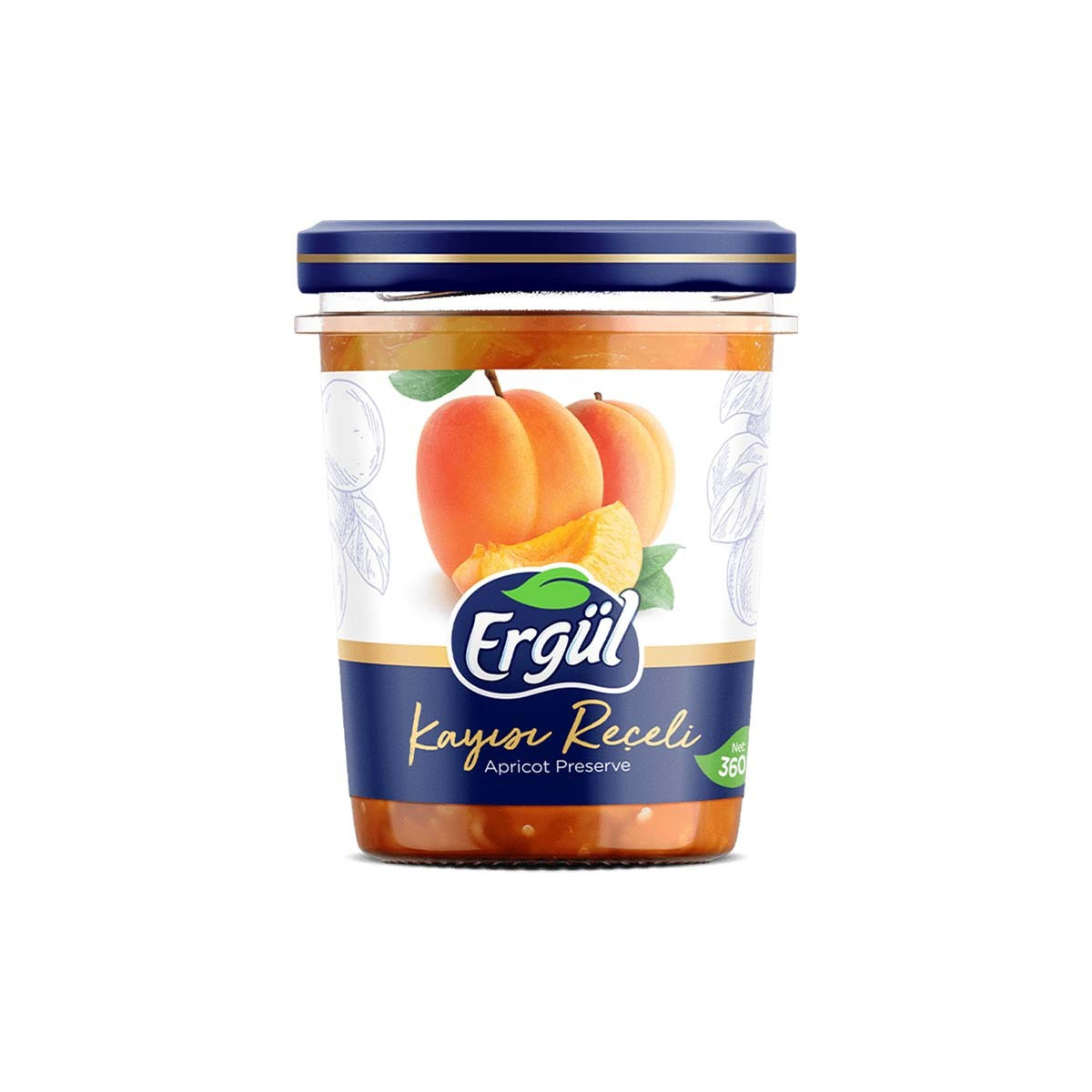 Reçel kajsie Ergul 360gr