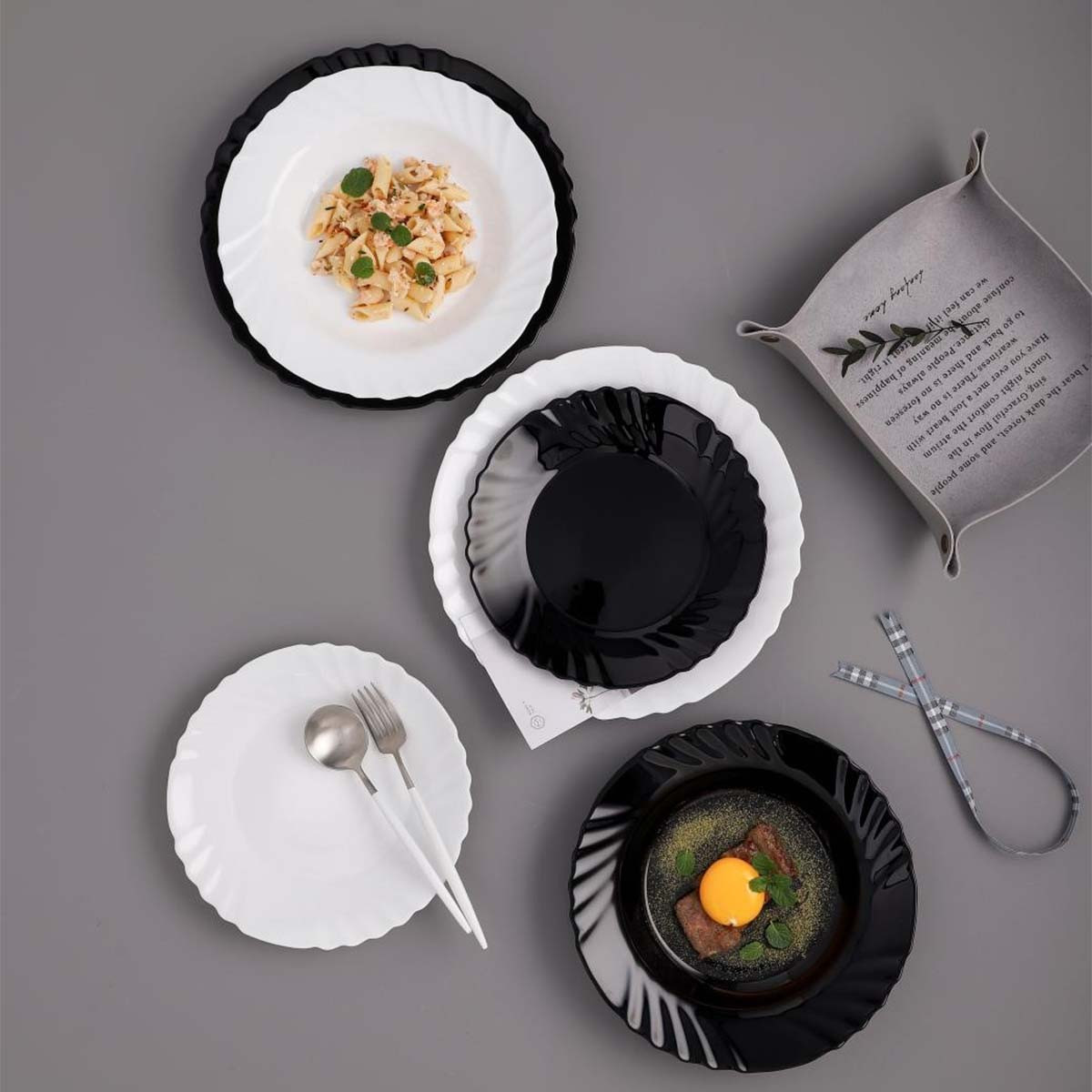 Set pjata 18 pcs  K.H91-4 LB-BW