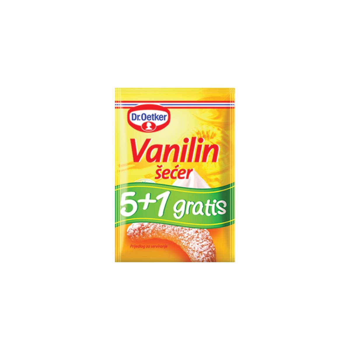 Sheqer vanille Dr.Oetker 10gr 6+1