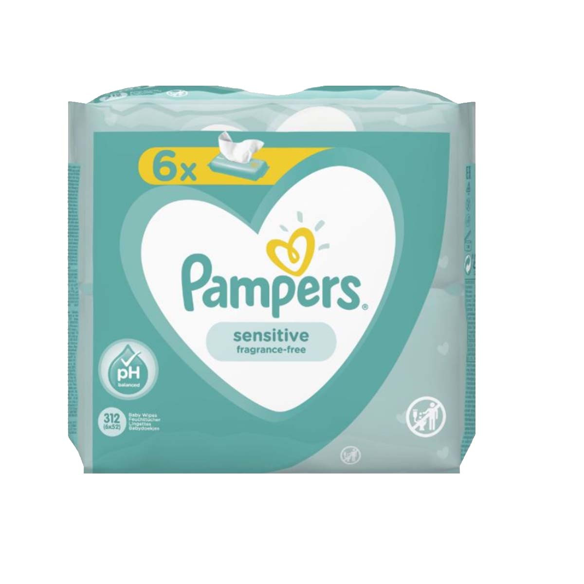 Leter e lagur Pampers sensitive 6x52 cop