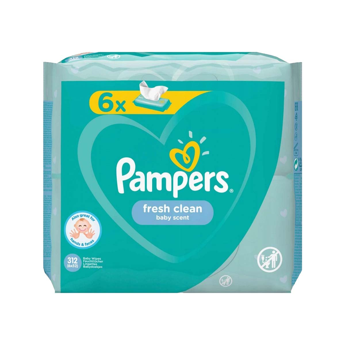 Leter e Lagur Pampers 6x52cope