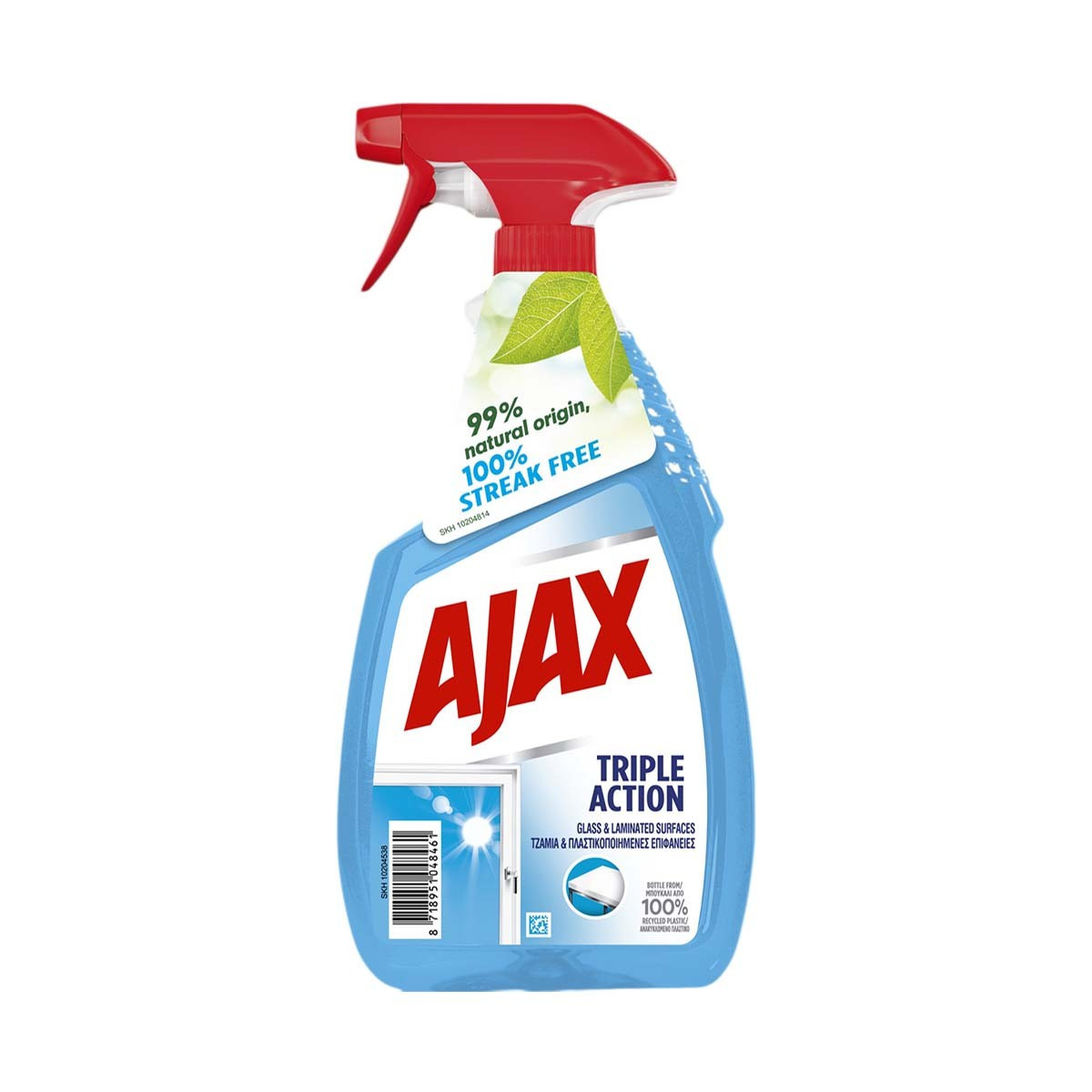 Detergjent Xhama Ajax Tripel Actio 750ml