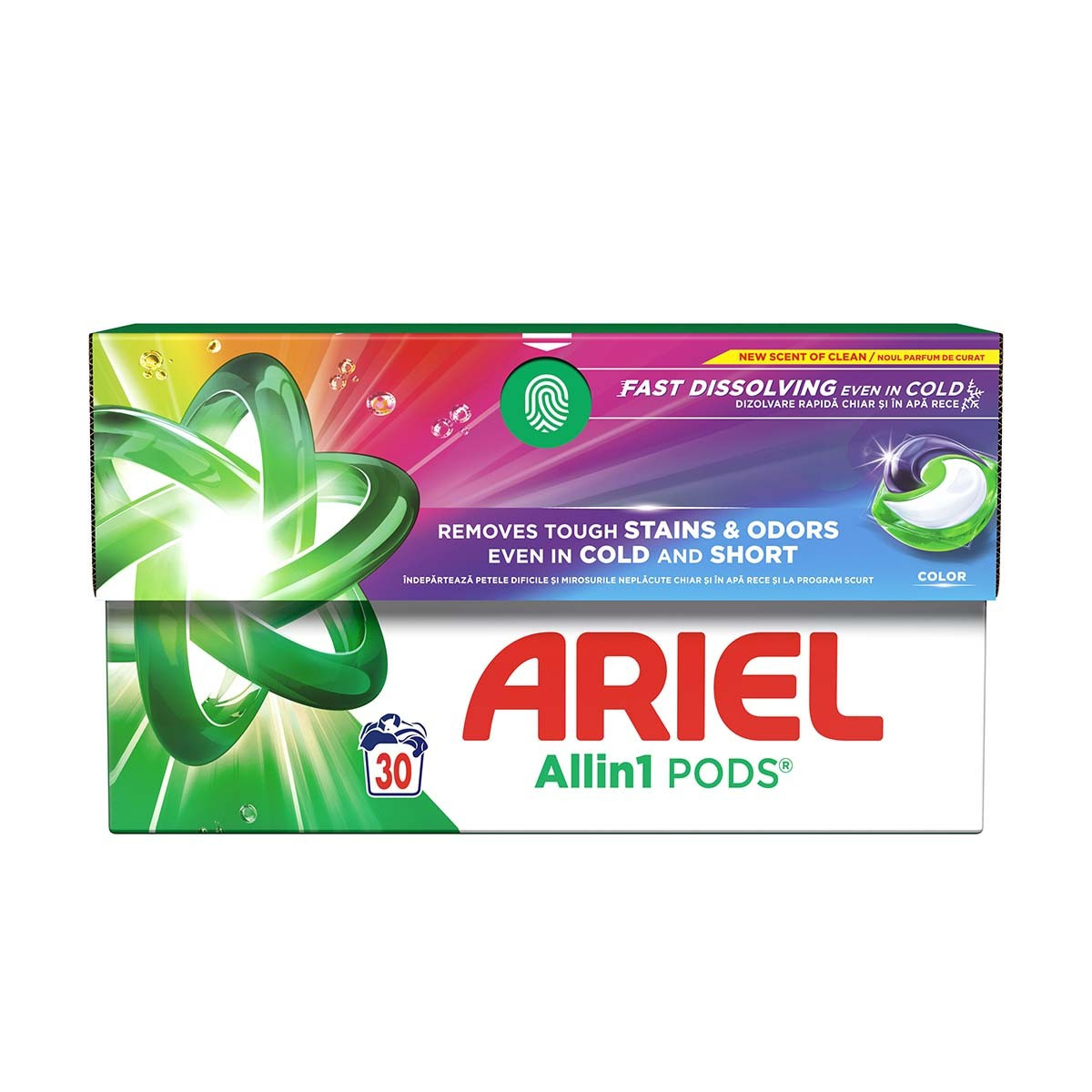 Kapsula per rroba Ariel Color 30 cope