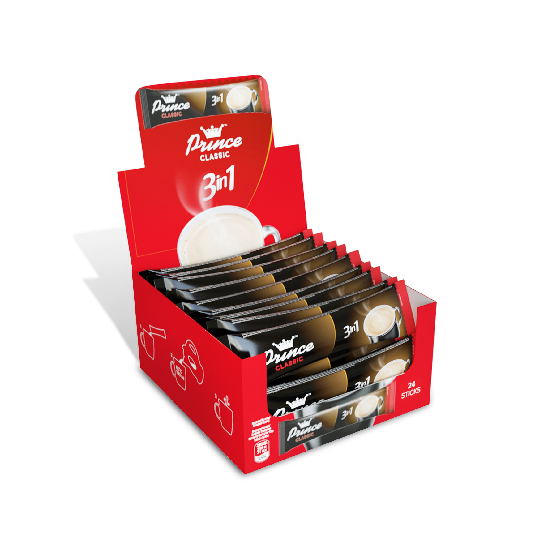 Prince Caffe 3in1 Classic 15gr