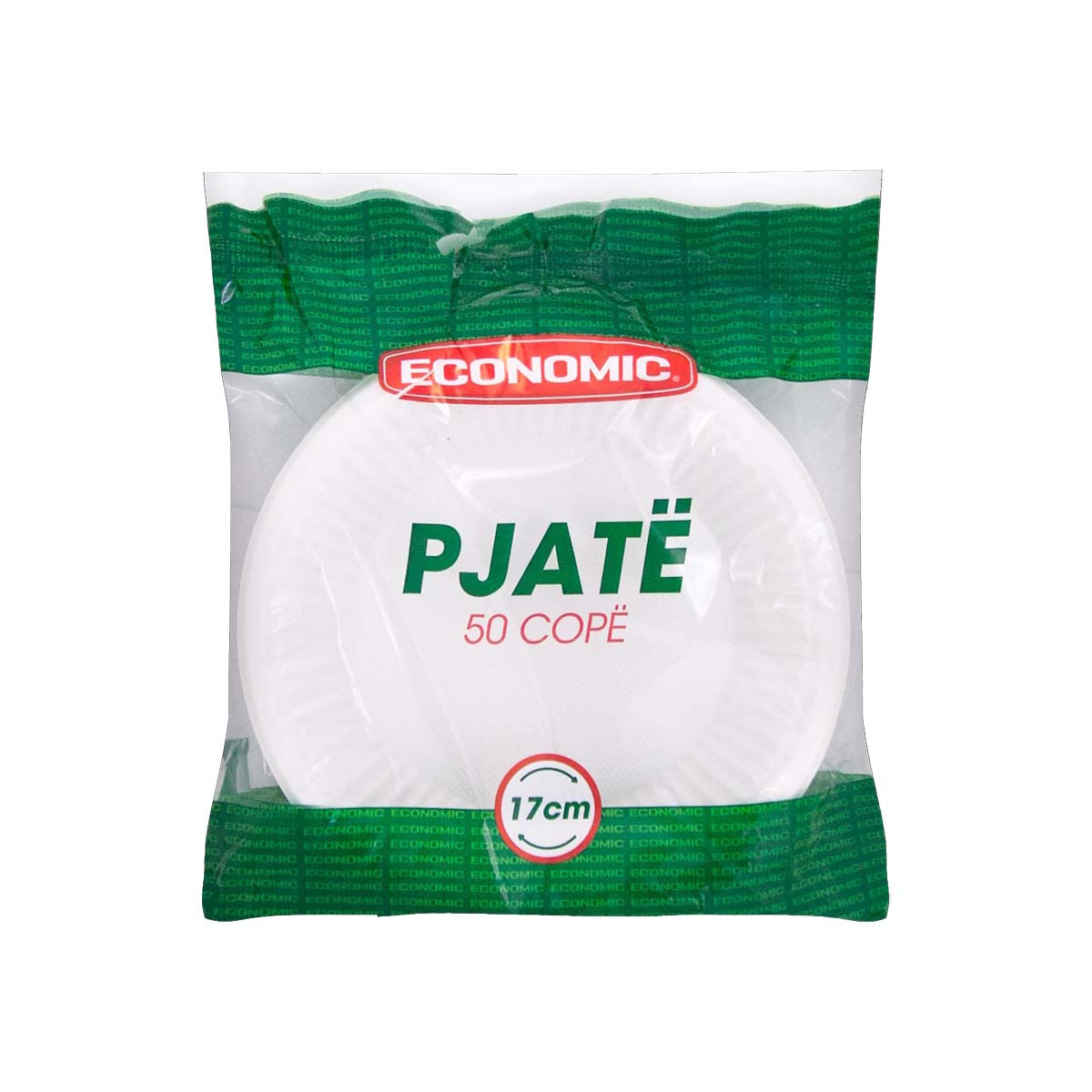 Pjata te plastikes Economic 17 cm 50cope