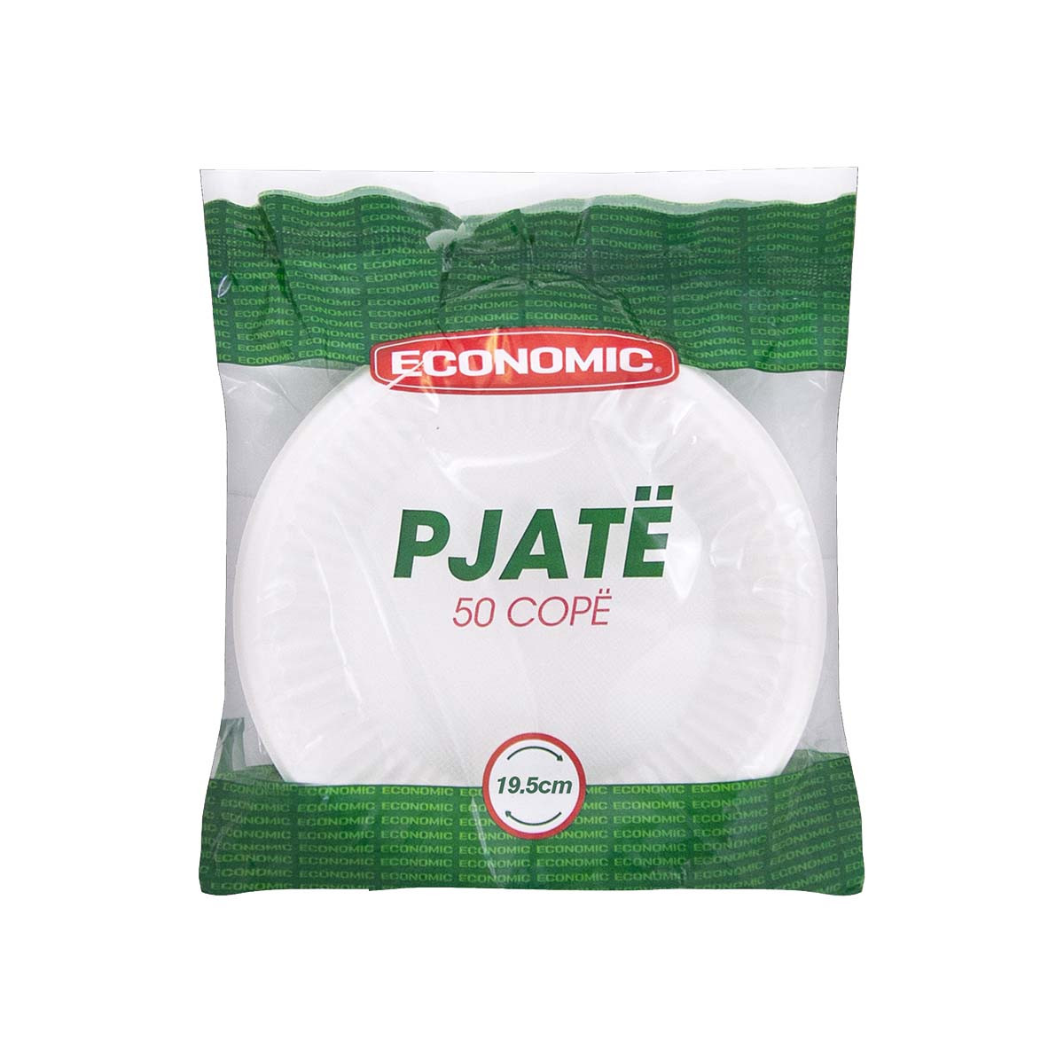 Pjata te plastikes Economic 19.5cm 50cop