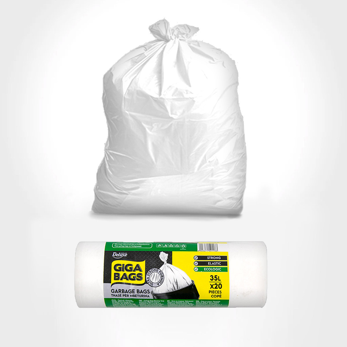 Qese për mbeturina Giga Bags 35l