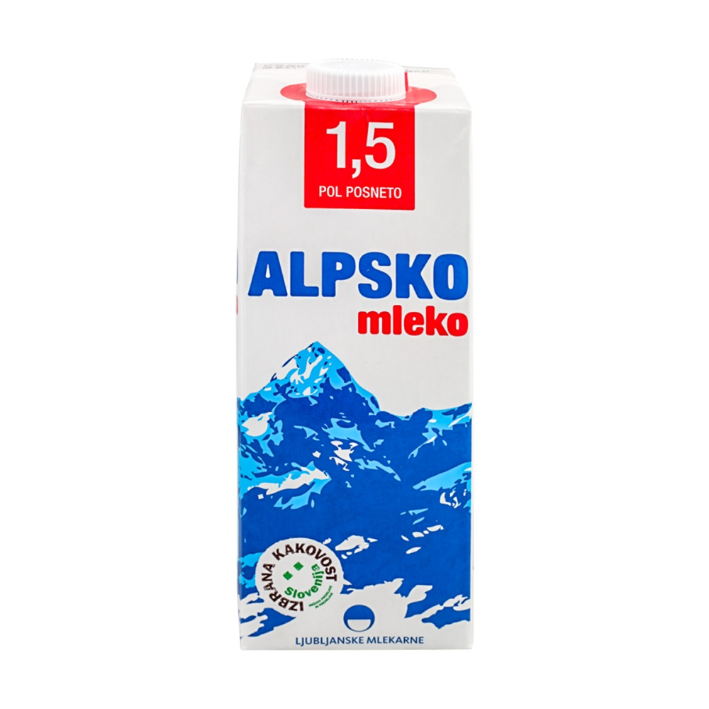 Qumësht Alpsko 1.5% 1L