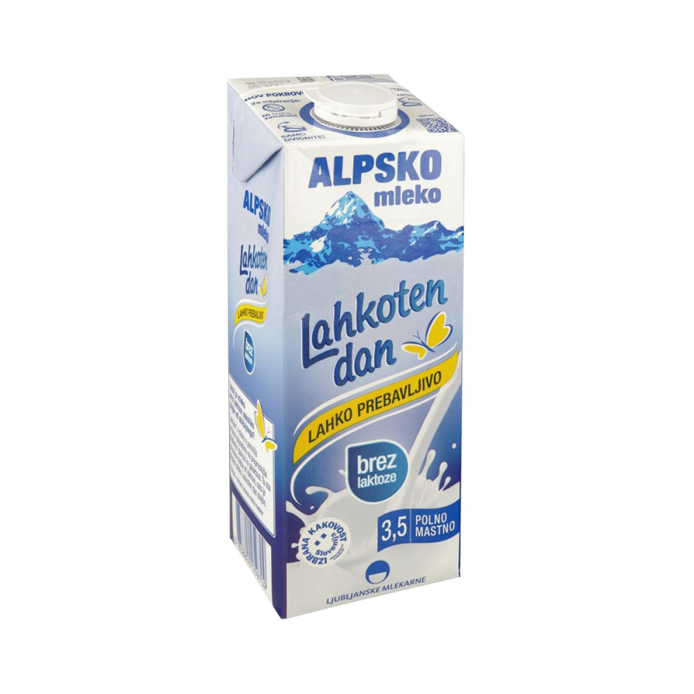 Qumësht pa laktoze Alpsko  3.5% 1L