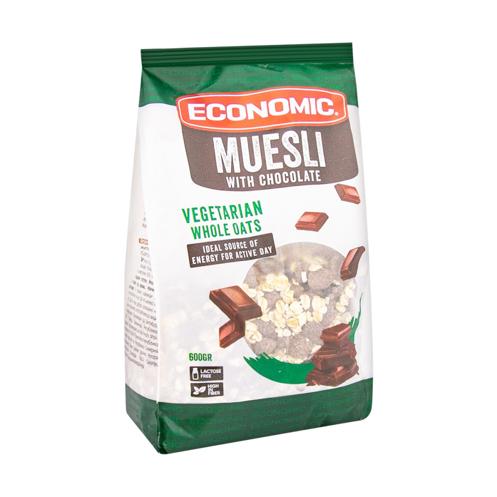 Muesli me qokollate Economic 600gr